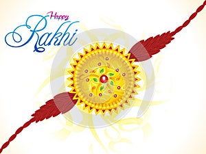 Abstract artistic raksha bandhan
