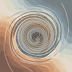 Circles adds complexity and interest to the composition making it