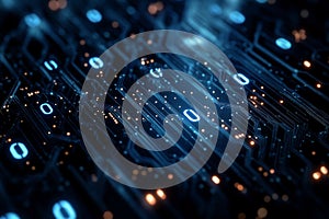 Abstract Composition of Interlocking Binary Code in Circuit Design