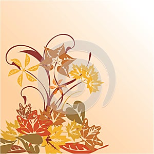 Abstract autumn background