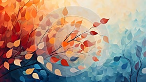 Abstract autumn background