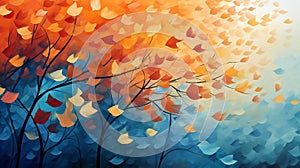 Abstract autumn background