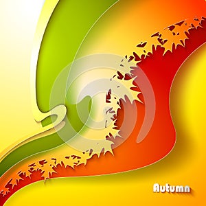 Abstract autumn background