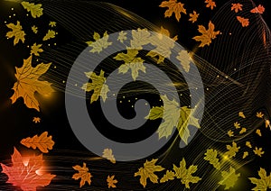 Abstract Autumn Background.