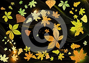 Abstract Autumn Background.