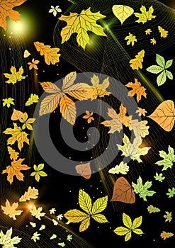 Abstract Autumn Background.