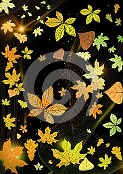 Abstract Autumn Background.