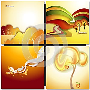 Abstract autumn background