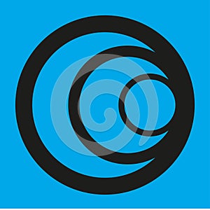 Abstract bacgkround with circles. Vector design element