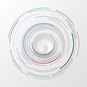 Vector digital technology concept. Abstract background