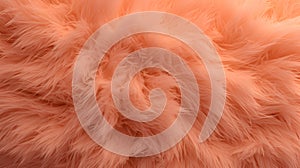 Abstract backdrop: peach fuzz fabric, fluffy texture, trendy color