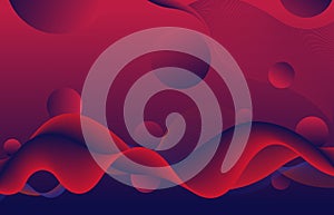 Colorful Resonance Wavy Cercles Background Wallpaper