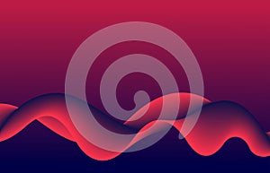 Colorful Resonance Wavy Background Wallpaper