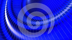 Abstract background, 3d bluecolor wavy stripes pattern, interesting spiral design