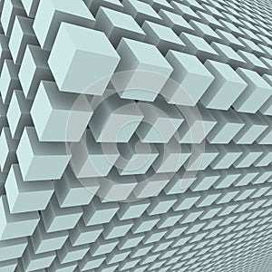 Abstract background with 3d cubes