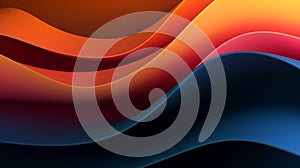 abstract background abstract wave multi layers colored, AI generated