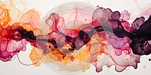 abstract background, alcohol ink, stains and stains. colored smoke