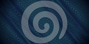 Abstract background algorithm binary programming code on dark. Concept digital green data technology. Vector illustration