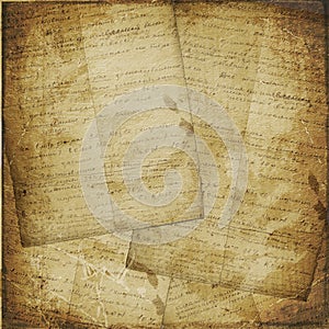 Abstract background with alienated paper