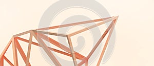 Abstract Background and architecture structure design with Arrows success concept for Different goals on orange.banner ,art work