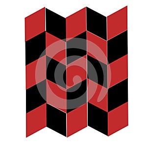 Abstract background with arrows black and red