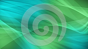 Abstract background art design, smooth wave and green light