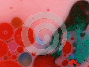 abstract background of artificial colors rare shapes different photo