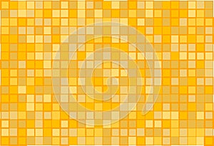 Abstract background of artistic vector shapes filled with shades of yellow with random orange strokes