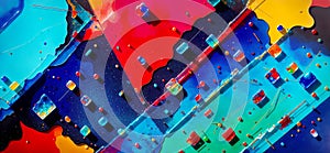 Abstract background artwork created with Generative AI