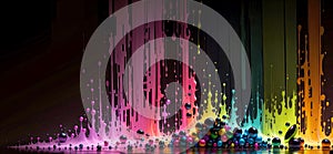 Abstract background artwork created with Generative AI