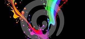 Abstract background artwork created with Generative AI