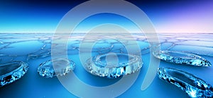 Abstract background artwork created with Generative AI