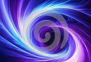 Abstract background with azure and violet energy in a fantastic style, wave of ethereal radiance,