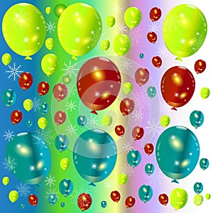Abstract Background Balloon background.