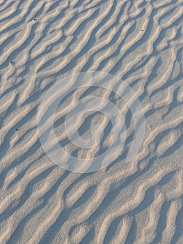 Abstract background of beach sand patterns and textures