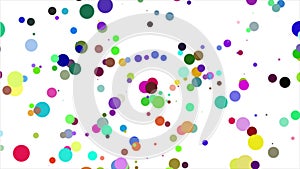 Abstract background with beautiful/colorful sphere smooth animation