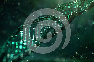 Abstract background binary code of DNA shape.