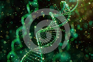 Abstract background binary code of DNA shape.