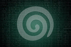 Abstract background with binary code. Hackers, darknet, virtual reality and science fiction concept.