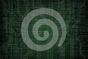 Abstract background with binary code. Hackers, darknet, virtual reality and science fiction concept.