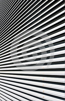 Abstract background. Black and white lines diverging in rays.