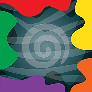 Abstract background with blobs shape ornament and copy space.