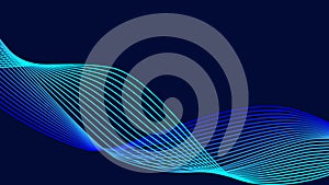 Abstract background with blue halftones.Vector dynamic wave. EPS 10