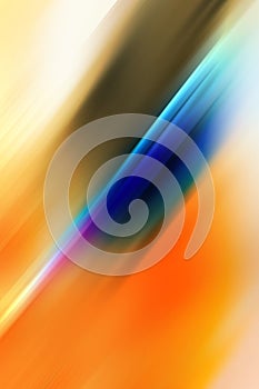 Abstract background in blue and orange tones photo