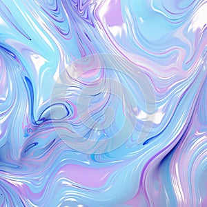 Abstract background with blue and pink paint. Liquid marble pattern. Vector illustration