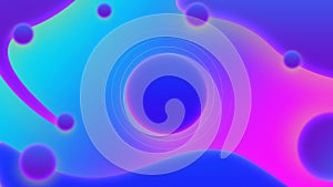 Abstract background with blue, purple and pink circles.