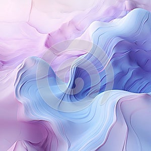 Abstract background with blue, purple and white colors. Liquid marble pattern