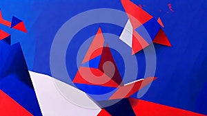 abstract background blue red white-AI generated