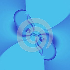 Abstract Background Blue Shades Shapes Blurs Folds