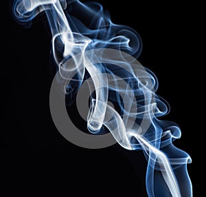 Abstract background Blue smoke abstract background